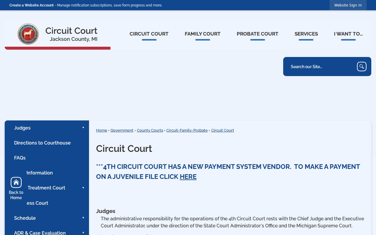 Jackson County 4th Circuit criminal court jurisdiction